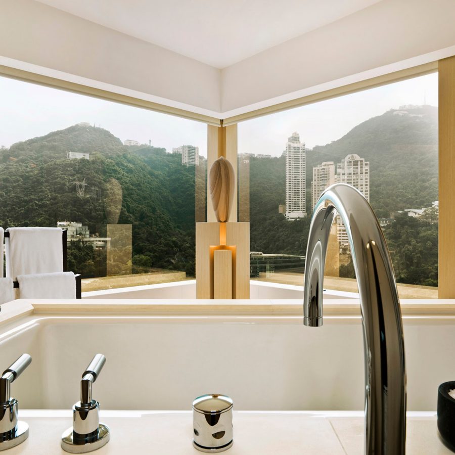 View from bath in Upper House studio